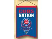 Winning Streaks Sports 30504 Chicago Cubs Nations Banner