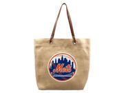 Littlearth Productions 651111 METS Burlap Market Tote New York Mets