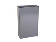 Rubbermaid Commercial Products WB96RGR Fire Resistant Open Top Steel Wastebasket Grey
