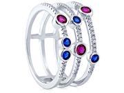 Doma Jewellery SSRZ6747 Sterling Silver Ring With Micro Set CZ Size 7