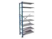 Hallowell AH5513 1807PB Hallowell H Post High Capacity Shelving 36 in. W x 18 in. D x 87 in. H 707 Marine Blue Posts and Side Sway Braces