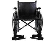 Karman Healthcare KN 928W KN 928 28 in. seat Heavy Duty Wheelchair with Removable Armrest and Adjustable Seat Height