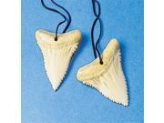 US Toy Company Shark Tooth Necklaces 10 Packs Of 12