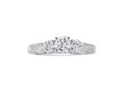 SuperJeweler RLB2754 14W H I I1 z4 Hansa 1.5Ct Diamond Round Engagement Ring In 14K White Gold H I Si2 I1 Size 4