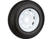 Americana AMW-3S639 ST 205-75 D15 Trailer Tire on Rim Load Range C 5 Lug on 5 in., White Americana AMW-3S639 ST 205-75 D15 Trailer Tire on Rim Load Range C 5 Lug on 5 in., White