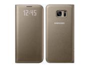 Samsung SA-EF-NG930PFEGWW LED Flip Cover for Galaxy S7 - Gold