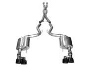 Corsa Exhaust 14335BLK 15-16 Ford Mustang Gt 3 in. Cat-Back Exhaust System with Dual Rear Exit Twin 4 in. Xtreme Corsa Exhaust 14335BLK 15-16 Ford Mustang Gt 3 in. Cat-Back Exhaust System with Dual Rear Exit Twin 4 in. Xtreme