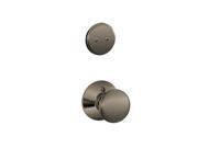Schlage F94 PLY 620 Plymouth Knob Inside Trim for Dummy Handleset - Antique Pewter Schlage F94 PLY 620 Plymouth Knob Inside Trim for Dummy Handleset - Antique Pewter