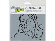Crafters Workshop TCW6X6-697 6 x 6 in. Template, Mia Crafters Workshop TCW6X6-697 6 x 6 in. Template, Mia