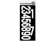 Multicraft Imports SS440E Letters & Numbers Medley Stickers - Numbers White Multicraft Imports SS440E Letters & Numbers Medley Stickers - Numbers White