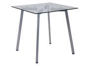 Flash Furniture NAN-JH-1721ET-GG Roxbury Collection Glass End Table with Silver Metal Legs Flash Furniture NAN-JH-1721ET-GG Roxbury Collection Glass End Table with Silver Metal Legs