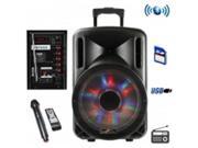 Befree Sound BFS-4435 12 in Bluetooth Rechargeable Party Speaker with Illuminatiing Light- 25 Watt Befree Sound BFS-4435 12 in Bluetooth Rechargeable Party Speaker with Illuminatiing Light- 25 Watt
