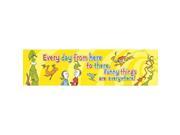 Dr Seuss One Fish Two Fish Banner Horizontal