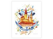 Trend Setters MP08100454MOD Harry Potter, Hogwarts Watercolor - Mightyprint Wall Art Modern Frame