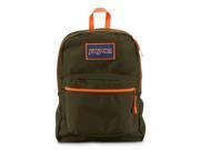 JanSport Overexposed School Backpack - Machine - Fluorescent Orange & Green