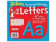 (3 Pk) Dr Seuss Punch Out Deco Letters Blu