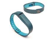 Tuff Luv J7-28 Adjustable Strap & Wristband & Clasp for Fitbit Flex, Checkers Turquoise - Small