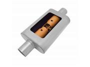 Gibson BM0108 Stainless Steel MWA Center-Center Oval Muffler Gibson BM0108 Stainless Steel MWA Center-Center Oval Muffler