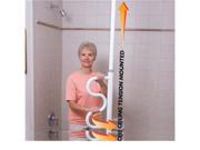 Security Pole and Curve Grab Bar - Color: White