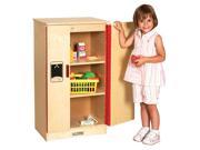 Ecr4kids Kids Wooden Play Refrigerator