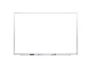 Ghent Magnetic Painted Steel Whiteboard with Aluminum Frame 4 H x 8 W