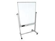 Luxor MB3648WW 36 x 48 Double Sided Magnetic Whiteboard