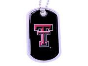 Red Raiders Dog Tag Necklace Charm Chain