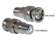 Cable Wholesale F Pin Female BNC Male Adapter