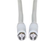 Cable Wholesale F Pin White RG6 UL Coax Cable 25 ft