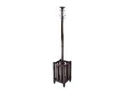 Winsome Wood Indoor Memphis Coat Hanger Tree Stand And Umbrella Rack With Cappuccino Finish