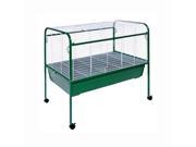 Prevue Hendryx Small Animal Cage with Stand Green White 520