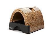 Kitty A Go Go Leopard Print Designer Cat Washroom Neat Litter Box With Pullout Drawer