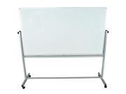 Offex Mobile Dry Erase Double Sided and Magnetic Whiteboard 40 H x 72 W