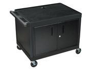 Luxor A V Cart with Locking Cabinet 27 H