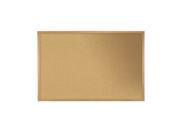 Ghent 4x8 Wood Frame 1 2 Premium Natural Cork Bulletin Board