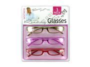 Womens Vision Care Lightweight Stylish Plastic Reading Eye Glasses Pack of 4