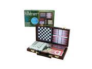 Bulk buys Six in One Outdoor Travel Holiday Dominoes Chess Checkers Backgammon Gift Game Pack 1