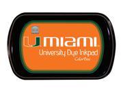 Clearsnap School College University of Miami Colorbox Dye Inkpad Orange