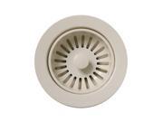 Whitehaus Collection 3 1 2 Basket Strainer For Deep Fireclay Application Biscuit RNW50L BI