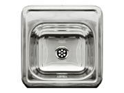 Square Drop In Entertainment Prep Sink With A Smooth Surface Polished Stainless Steel WH692ABL