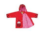 Kidorable Kids Children Outwear Ladybug PU Rain Coats Size 12 18 Months
