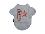 Houston Astros Dog Tee Shirt Large