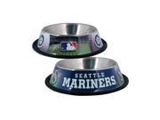 Seattle Mariners Stainless Dog Bowl