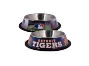 Detroit Tigers Stainless Dog Bowl
