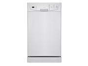 Sunpentown Home Kitchen Automatic 18 Built In Dishwasher White