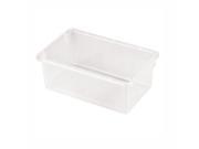 ECR4Kids Stack Store Tub with No Lid Clear 1 Pack