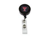 NCAA Texas Tech Raiders Team Logo Retractable Badge Reel Id Ticket Clip Holder
