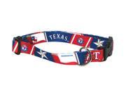 Texas Rangers Dog Collar Medium