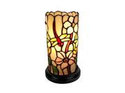 Amora Lighting Home Decorative AM091ACC Tiffany Style Dragonfly Mini Table Lamp 10 Tall