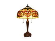 Amora Lighting AM067TL16 Tiffany Style Floral Table Lamp 24